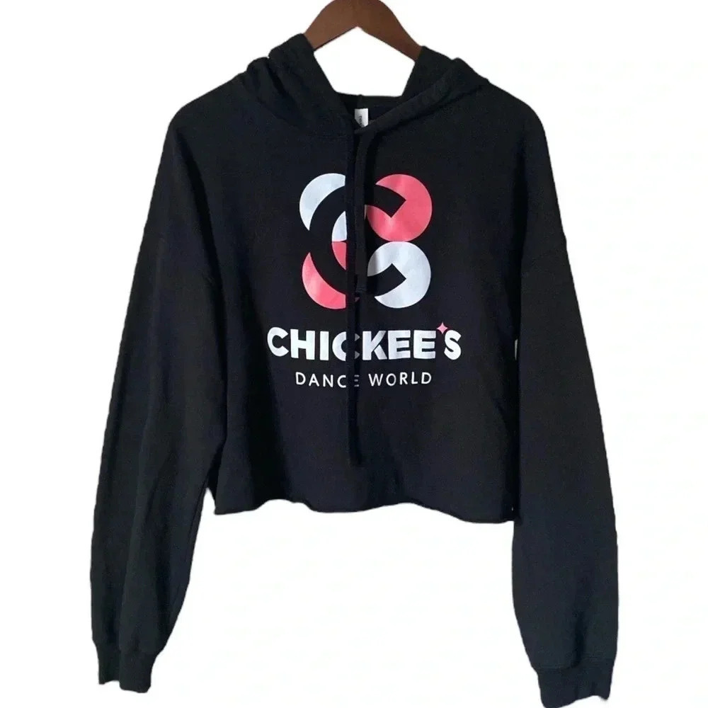 BELLE + CANVAS |Fleece Collection “Chickee’s Dance World” Cropped Hoodie Size XL - Picture 6 of 9